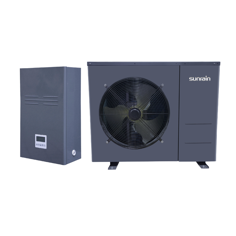 SUNRAIN sistema eléctrico R410a de EVI Split Heat Pump Heating y de enfriamiento