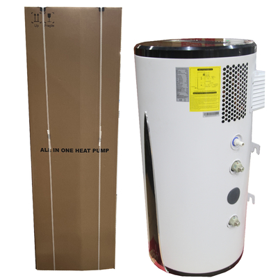 Calentador de agua eléctrico montado en la pared horizontal aire-agua 100L COP3.5